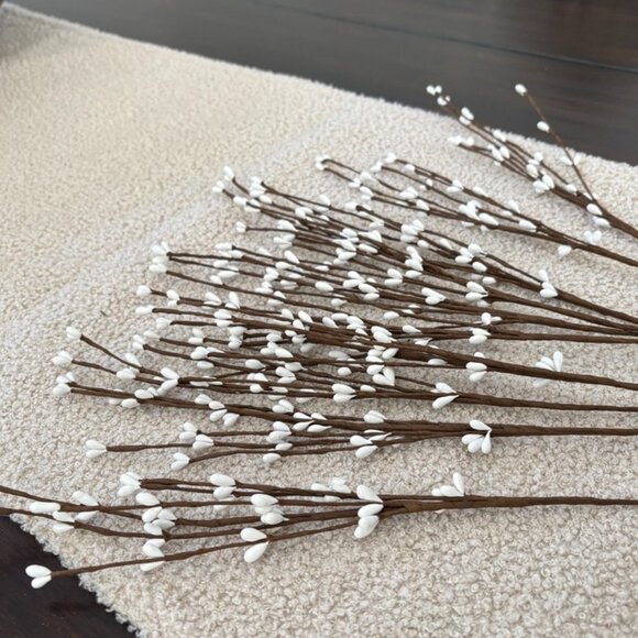 10-piece set of 12-inch sprays with cream pip berries - Picture 1 of 3